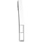 Ekena Millwork 3 1/2-in. W x 34-in. D x 34-in. H Merced Architectural Grade PVC Knee Brace BRCP035X34X34MRC - alternate 4